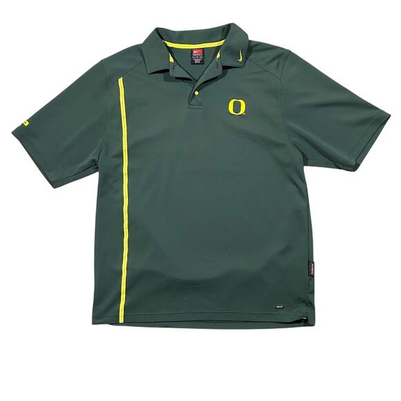 Vintage 00s Nike Team University of Oregon Duck Athletic Polo Shirt - Picture 1 of 4